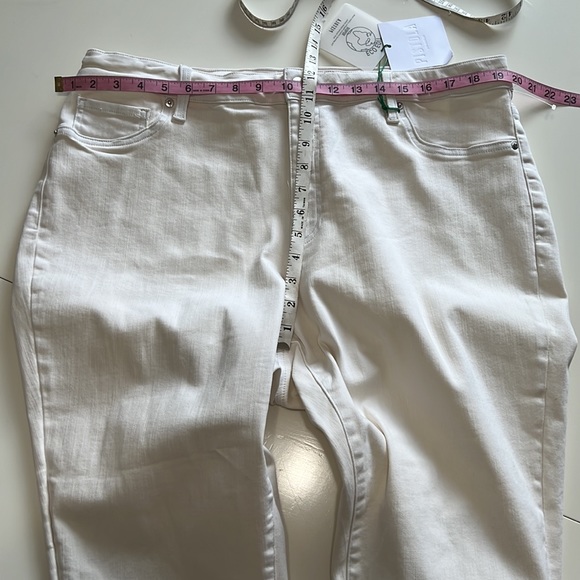 Pistola Women’s High Waist Stretch Ankle Jeans Ecru Size 18W - Picture 8 of 11